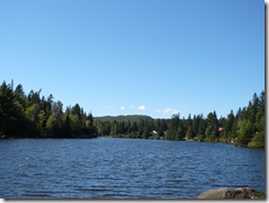 El lago en St. Agatha