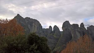 Formaciones geológicas en Meteora
