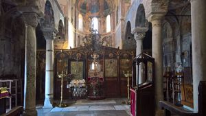 Interior del convento de Pandanassa