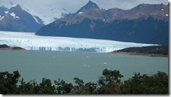 EL glaciar desde lejos