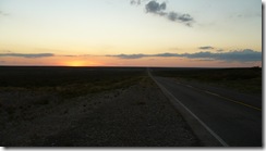 Anochece en La Pampa